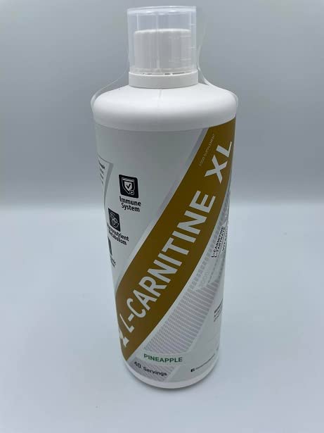 Dorian Yates Liquid L Carnitine XL - 1000ml Pineapple Flavor | Premium Weight Loss Supplement for Athletes & Fitness Enthusiasts | Pre-Workout Energy Booster & Fat Burner
