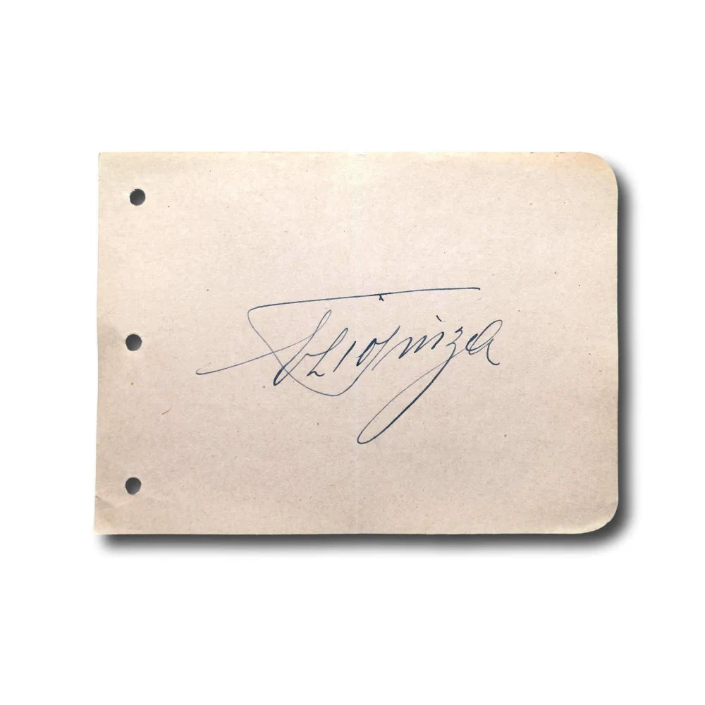 Ezio Pinza Hand Signed Album Page Cut with JSA COA - Rare Autograph of Opera Singer & Actor - Perfect for Collectors, Framing, and Memorabilia Displays