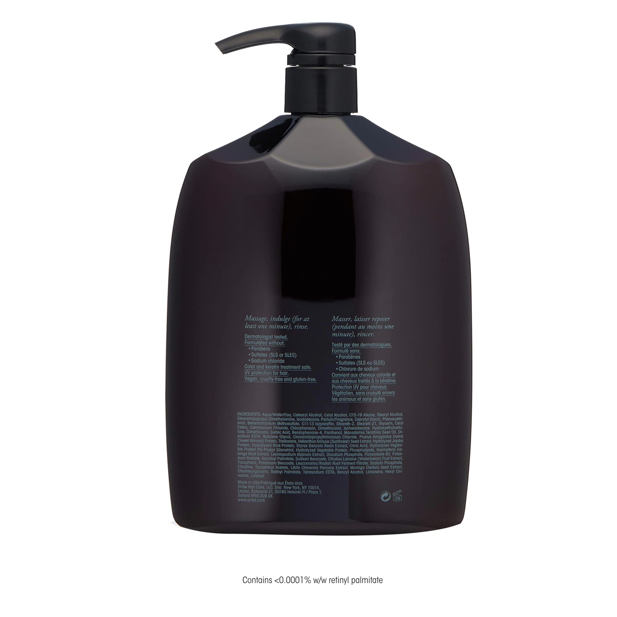 Oribe Signature Conditioner for Dry & Damaged Hair - Hydrating & Repairing Leave-In Treatment for Salon-Quality Shine - Perfect for Daily Use, Styling & Color-Treated Hair Care