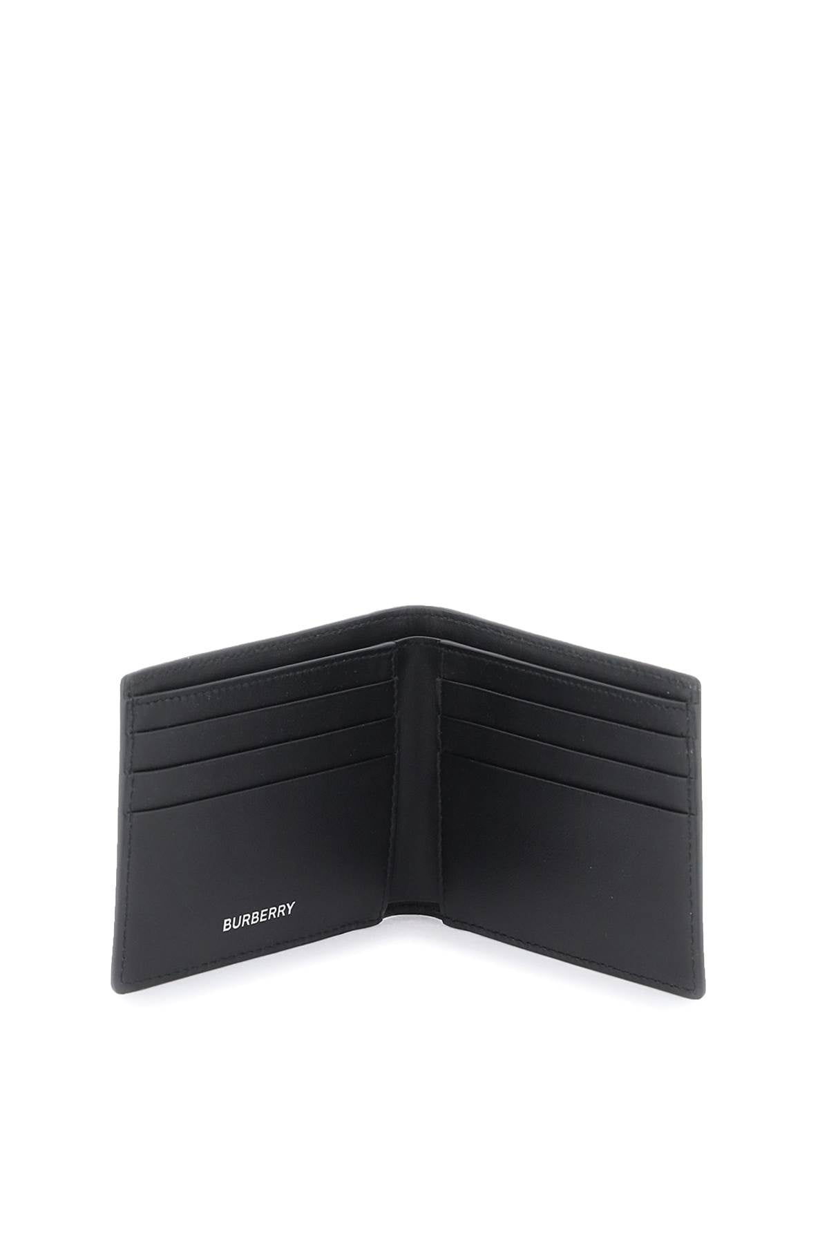 Burberry Bifold Wallet with Signature Check Pattern - Stylish & Durable Leather Wallet for Men - Perfect for Everyday Use, Business & Travel