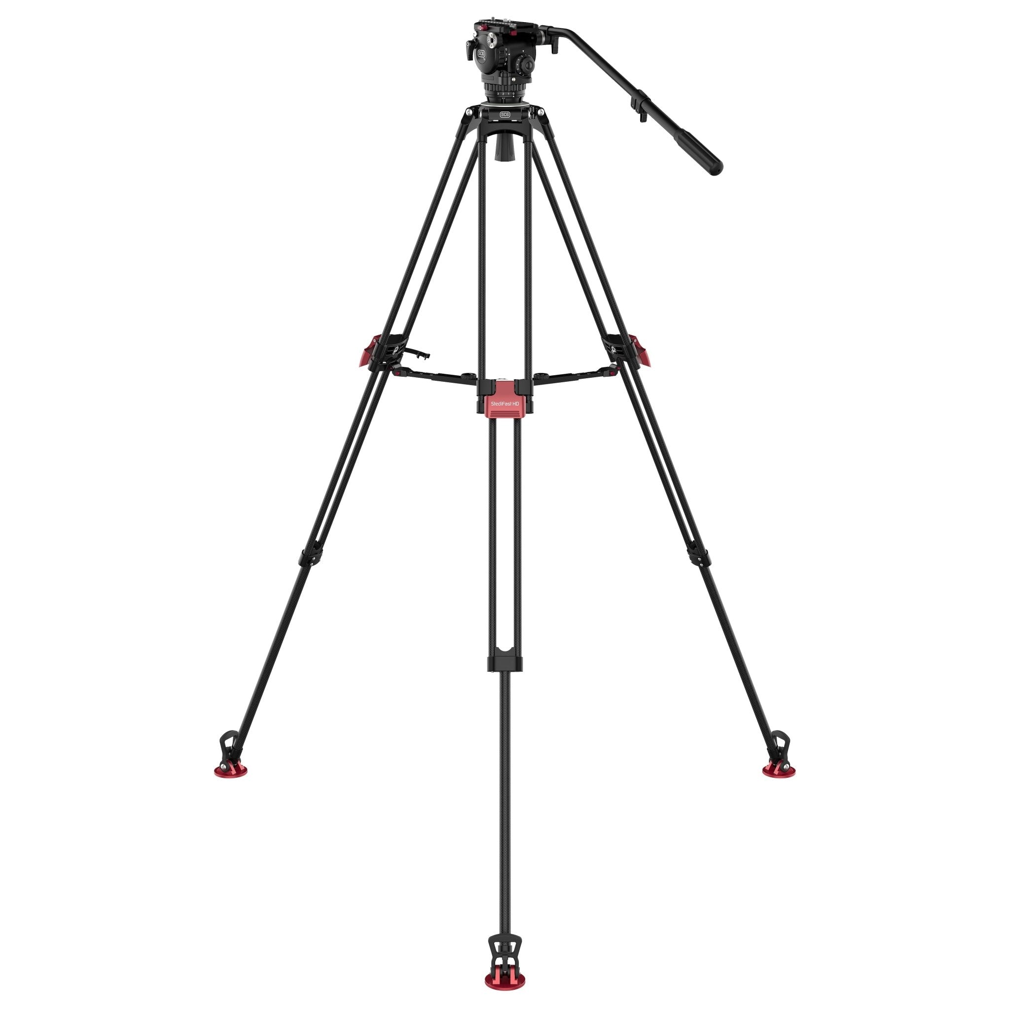 SCG T6 StediFast HD Tripod System - Professional Camera Tripod with Quick Release Plate for DSLR, Mirrorless & Video Cameras - Perfect for Travel, Vlogging & Outdoor Photography