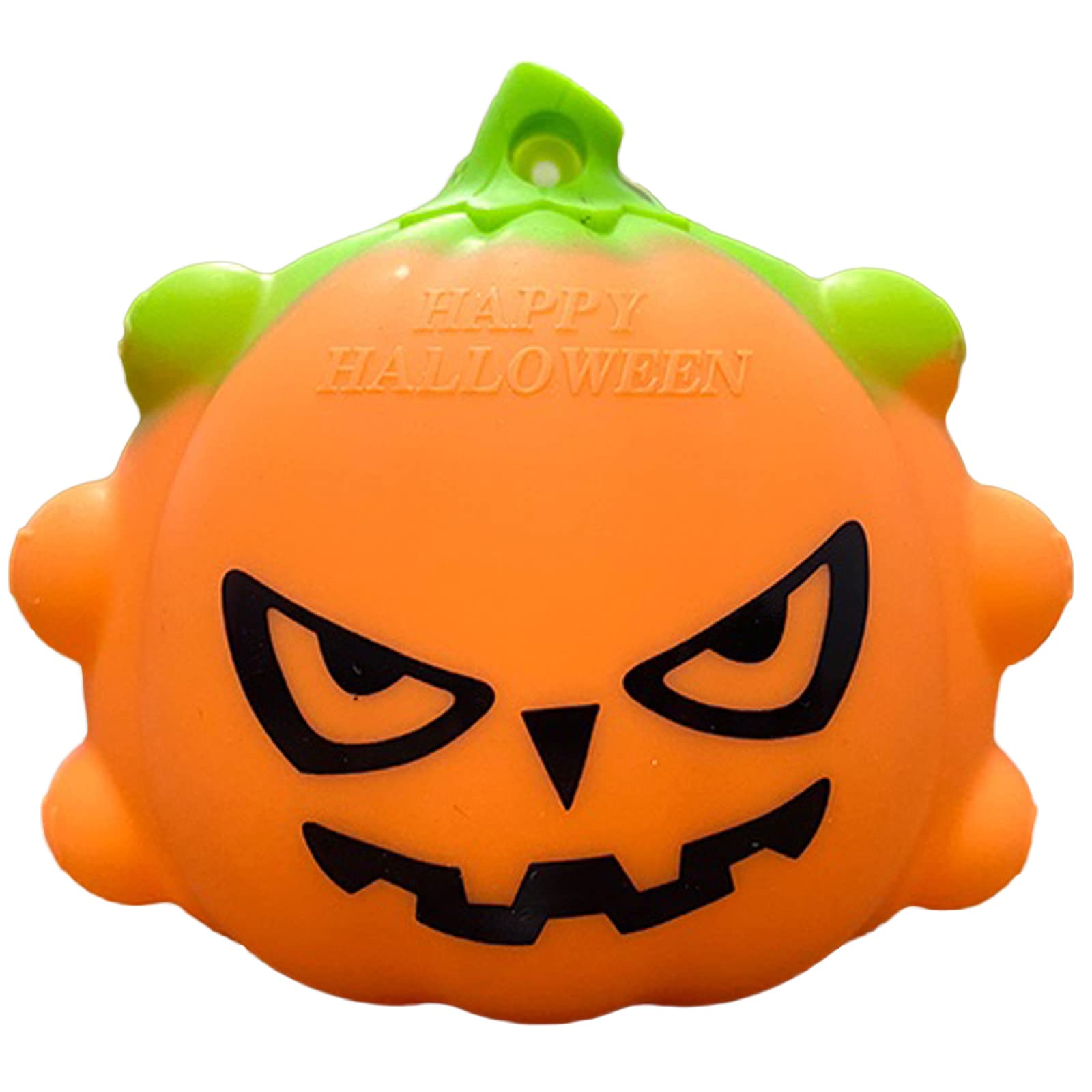 Halloween Pumpkin Squishy Toys - Stress Relief Slow Rising Squeeze Toys for Kids & Adults - Fun Halloween Party Favors & Gifts (Style D, 1PC) - Perfect for Classroom Rewards, Trick-or-Treat Goodie Bags & Sensory Play