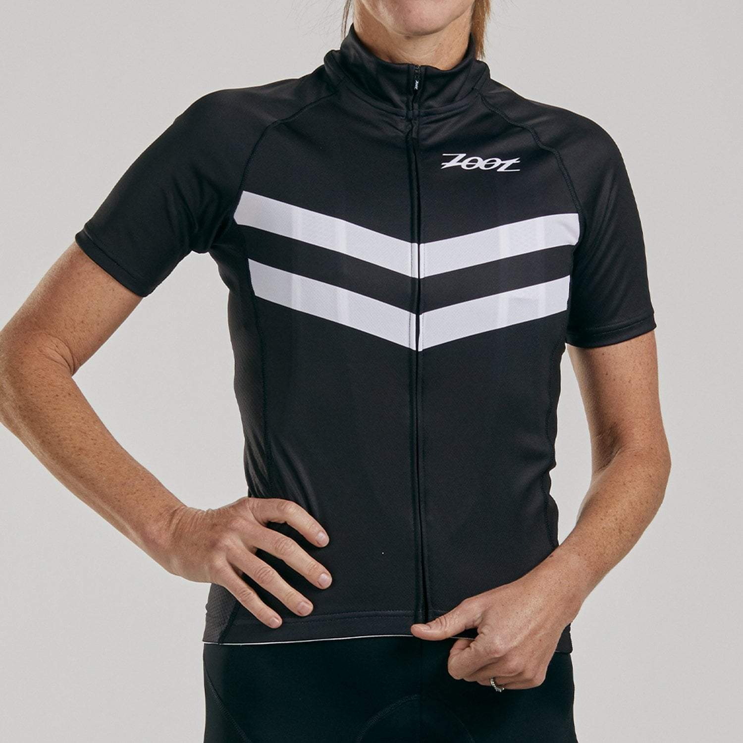 Women's Cycling Jersey - Core+ Performance Bike Shirt for Road & Mountain Biking - Breathable & Moisture-Wicking Black Cycling Top for Women - Perfect for Training, Racing & Outdoor Adventures