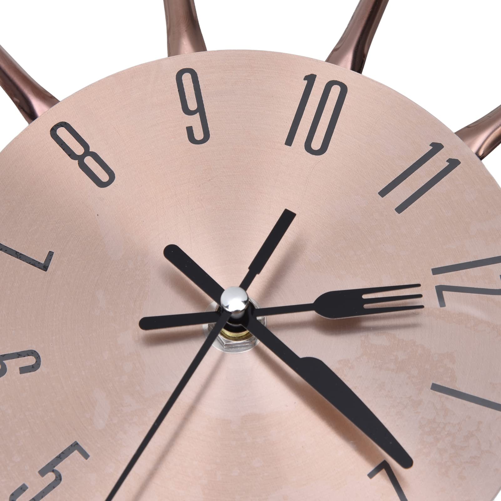 Yosoo Timelike Silent Stainless Steel Kitchen Wall Clock - Modern Home Decor for Living Room, Kitchen, Restaurant & Office | Durable & Noiseless