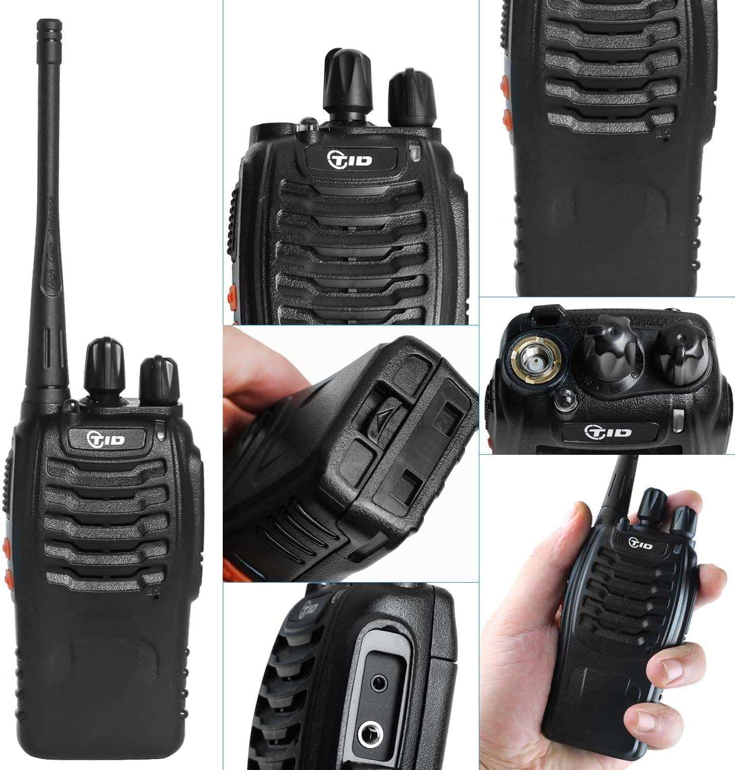 TD V2 2W FRS Two-Way Radios - License Free Walkie Talkies (10 Pack, 20 Pack, 30 Pack) for Outdoor Adventures, Camping, Hiking & Emergency Communication