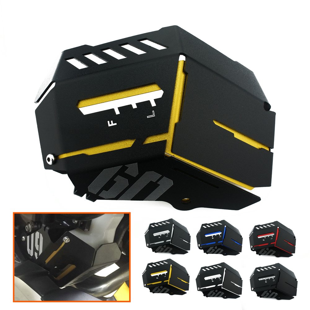 Heinmo Motocross Motorcycle Radiator Side Cover & Coolant Reservoir Tank Grill Guard for Yamaha MT-09 FZ-09 FZ-9 (2014-2016) - Durable Protective Cover for Off-Road & Street Riding