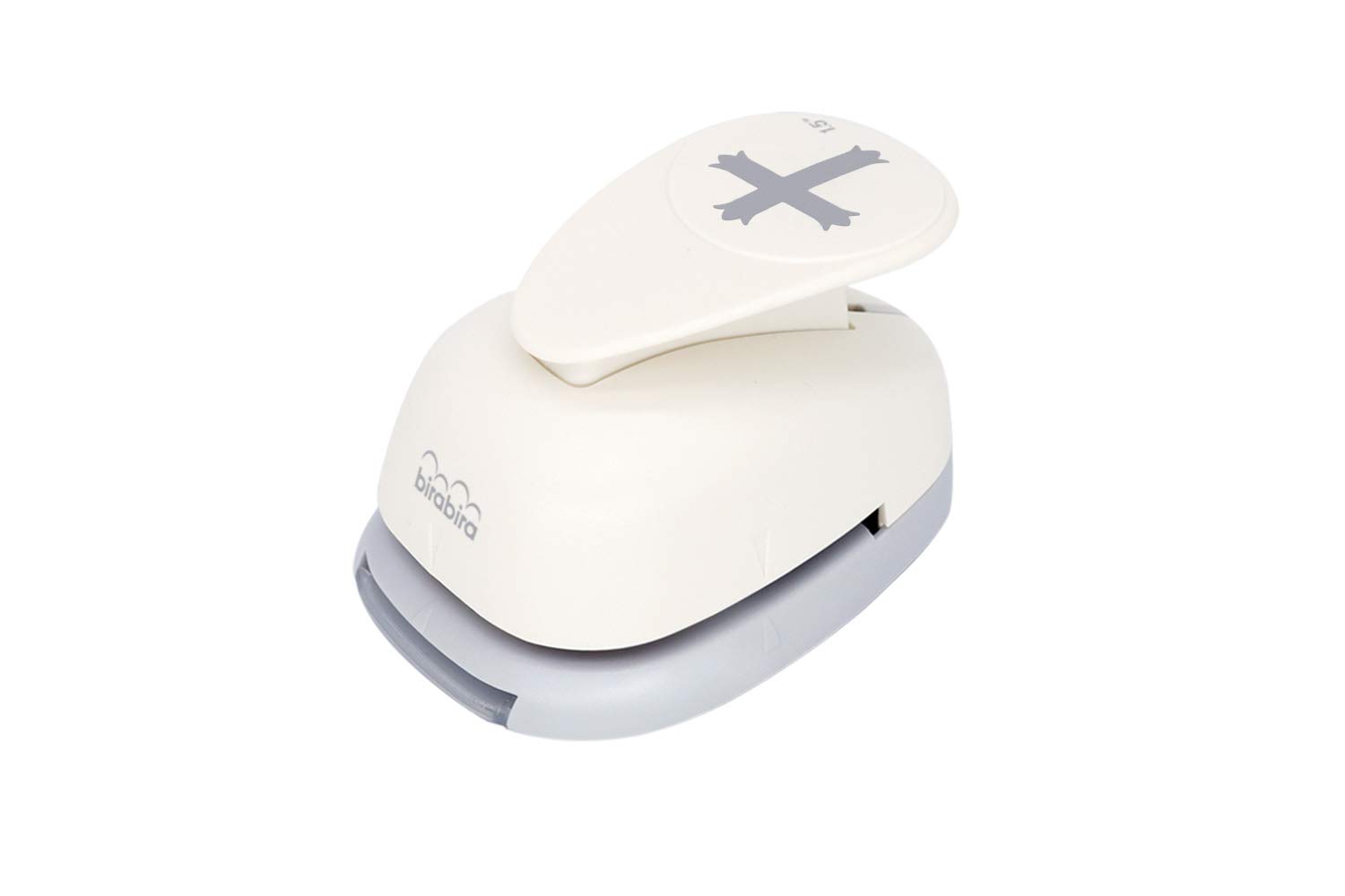 Bira Craft 1.5 Inch Cross 3 Lever Action Hole Punch for Paper Crafting, Scrapbooking, Card Making - Perfect for DIY Projects, Journals, and Handmade Greeting Cards