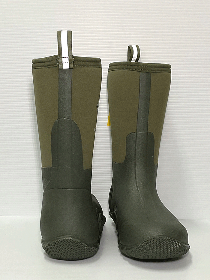 Muck Boots ECM 300 Edgewater Classic Mid Waterproof Work Boots for Men - Moss Green - Outdoor Hunting, Fishing & Farming Footwear