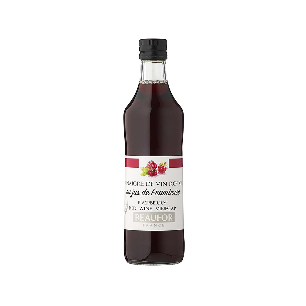 Organic Raspberry Vinegar - 500ml | Premium French Fruit Vinegar for Salads, Marinades & Healthy Drinks | Gluten-Free & Non-GMO | Perfect for Gourmet Cooking & Homemade Dressings