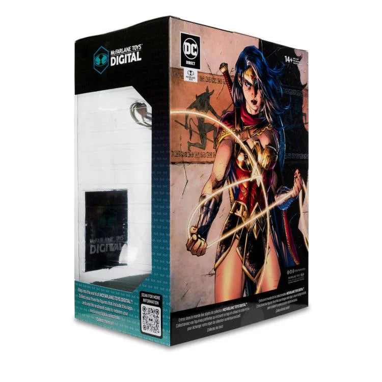 DC Comics Wonder Woman (Jim Lee) 1/6 Scale Collectible Figure with Digital Code - Perfect for Superhero Fans, Display & Gift Giving