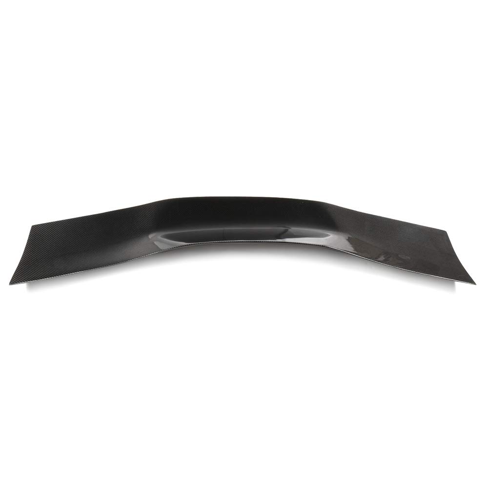 SCITOO Universal Carbon Fiber Rear Trunk Spoiler Wing - Matte Black Exterior Car Styling Accessory for Sedan, Coupe & Hatchback | Enhances Aerodynamics & Sporty Look