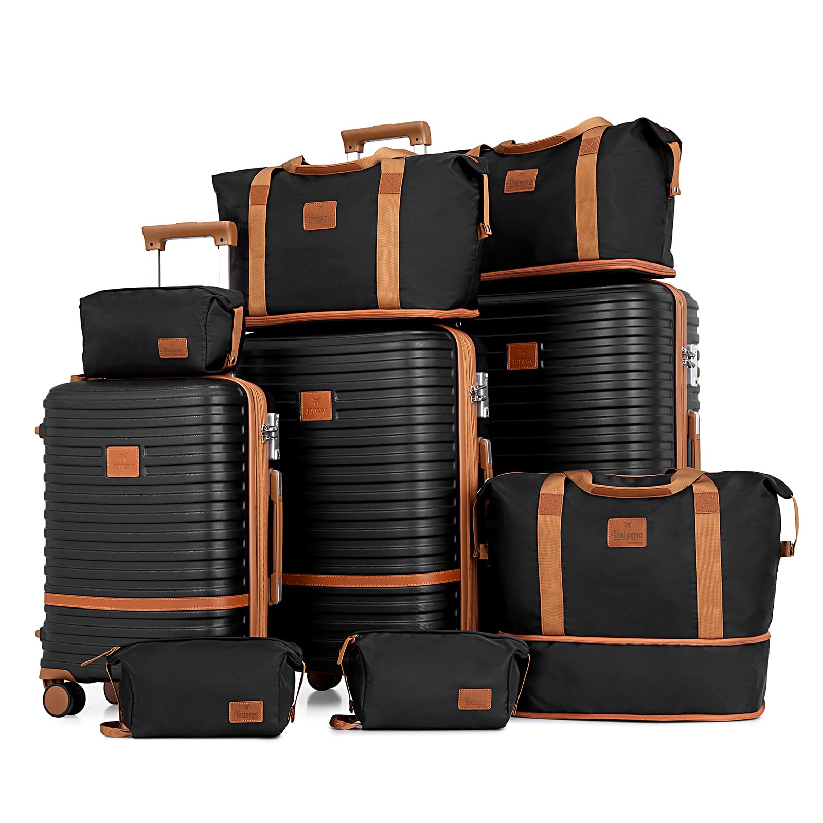 Joyway 3-Piece Hardside Luggage Set with Spinner Wheels & TSA Lock - Expandable Suitcases (20/24/28 Inch) for Travel, Business Trips & Family Vacations