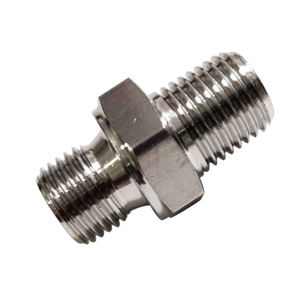 304 Stainless Steel Hex Nipple Pipe Fitting - 1/4