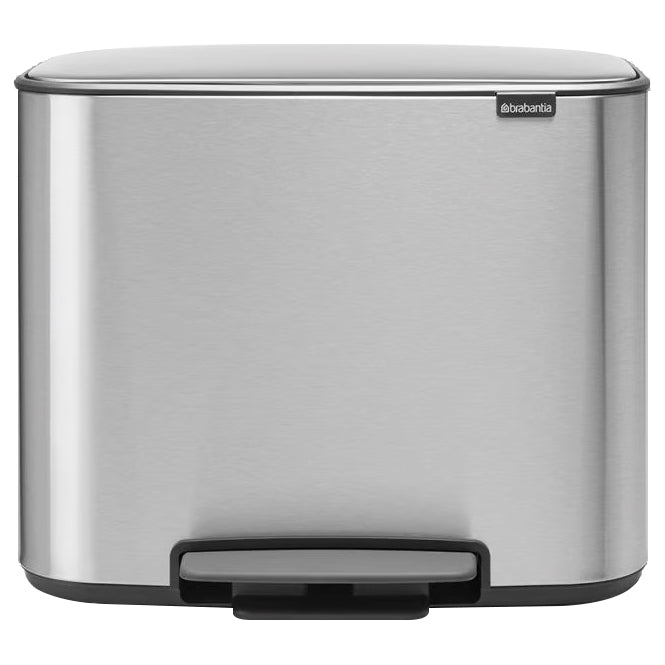 36L Black Office Waste Pedal Bin - Hands-Free Trash Can for Kitchen, Bathroom, and Office Use