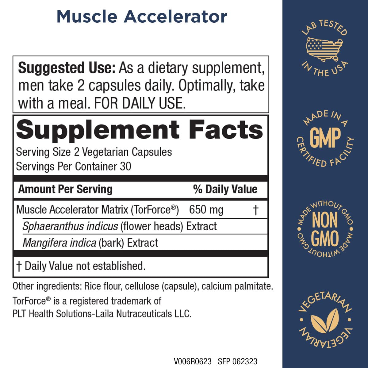 Purity Products Muscle Accelerator 650mg - Clinically Tested Ayurvedic Herbal Extract Blend for Strength, Endurance & Muscle Growth - 60 Vegan Capsules (3-Pack) | Ideal for Athletes, Bodybuilders & Fitness Enthusiasts