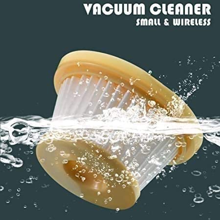 High Power Cordless Hand Vacuum Cleaner - Rechargeable Li-ion Battery with Quick Charge Tech | Portable for Home, Car, Pet Hair & Small Spaces Cleaning