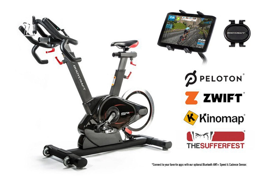 BodyCraft SPR Indoor Club Group Cycle - Professional Indoor Cycling Bike for Home Gym & Fitness Training - Perfect for Cardio Workouts, Spin Classes & Home Exercise