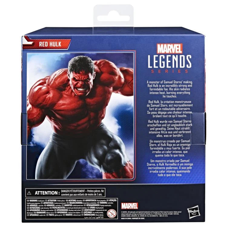 Marvel Legends Red Hulk Action Figure - Captain America: Brave New World Collectible Toy for Superhero Fans | Perfect for Display, Gifts, and Comic Book Collections