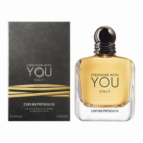 Emporio Armani Stronger With You Only 100ml Eau de Toilette for Men - Long-Lasting Fragrance for Date Night & Special Occasions