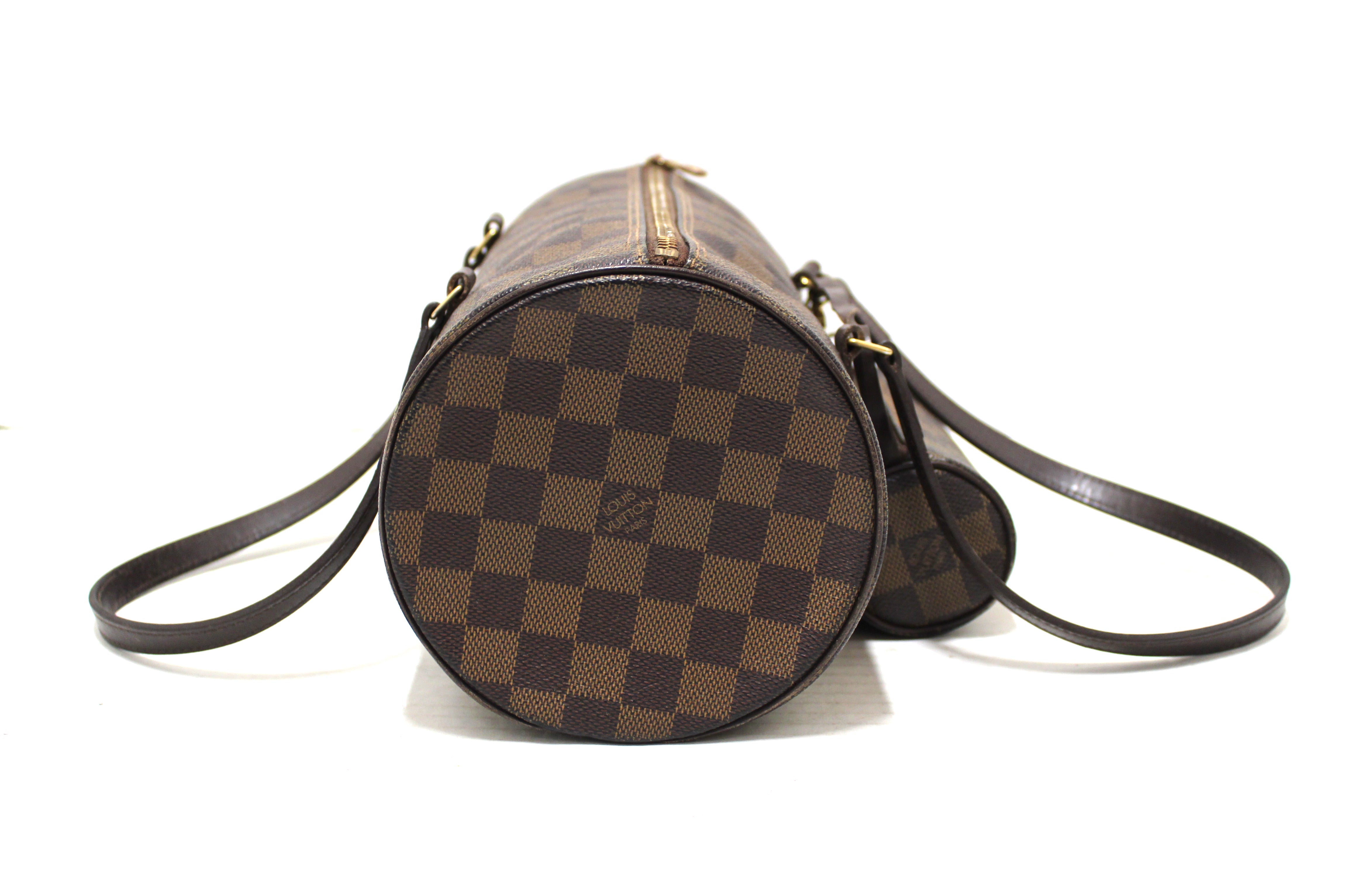 Authentic Louis Vuitton Damier Ebene Papillon 30 Crossbody Handbag - Luxury Designer Purse for Women, Perfect for Work, Travel & Evening Events
