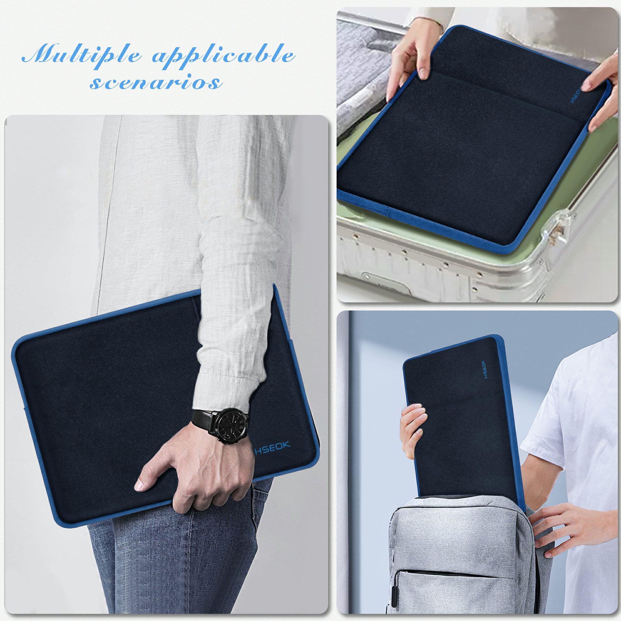 HSEOK 13.3-14 Inch Waterproof Laptop Sleeve Case for MacBook Pro 14