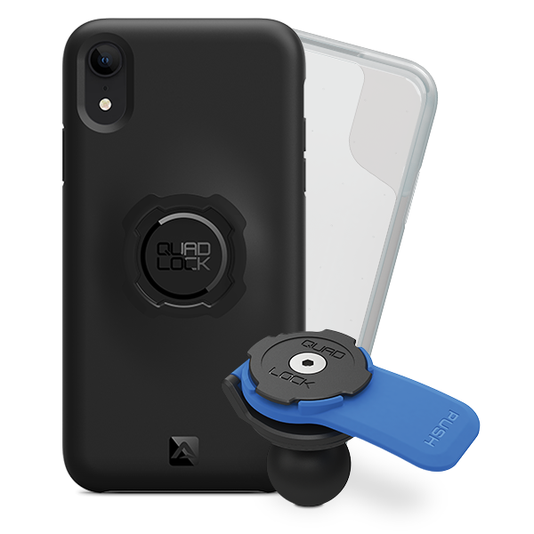 1 Ball Motorcycle Phone Mount Kit - Universal Adjustable Handlebar Holder for iPhone & Smartphones - Perfect for GPS Navigation & Hands-Free Riding