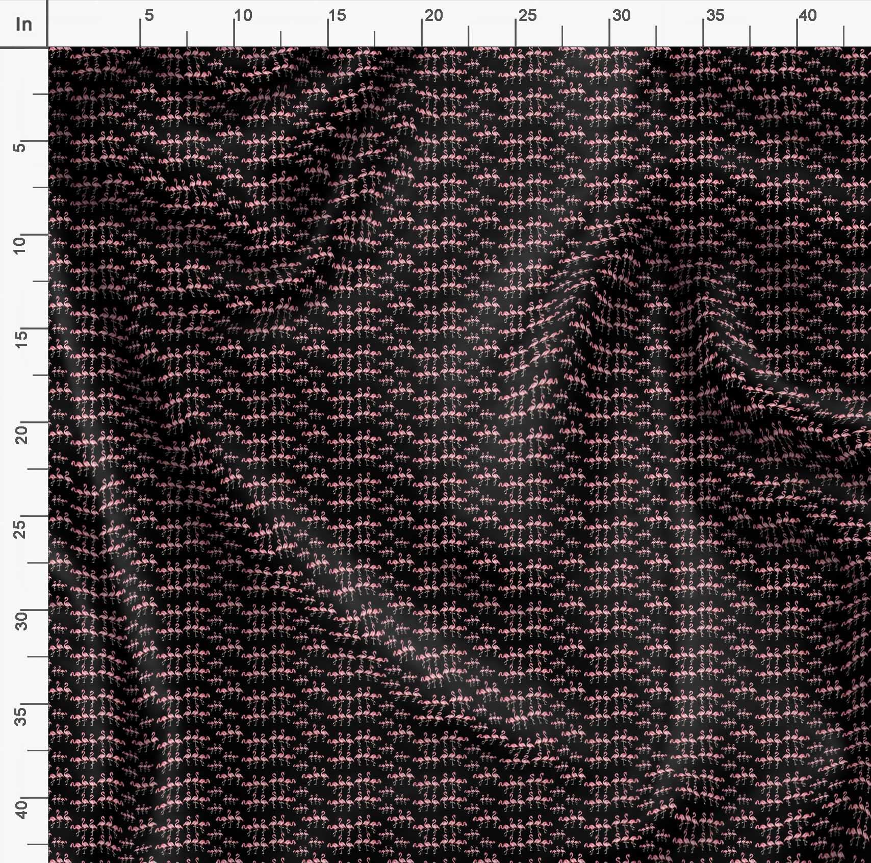 Soimoi Black Polyester Crepe Fabric by The Yard - 52