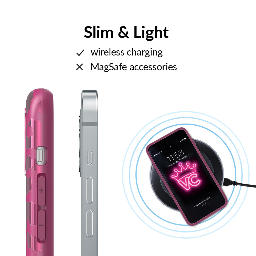 Pink Ruby Leopard iPhone Case - Stylish Protective Cover for iPhone [Model Numbers] - Perfect for Everyday Use, Travel & Fashion Accessories