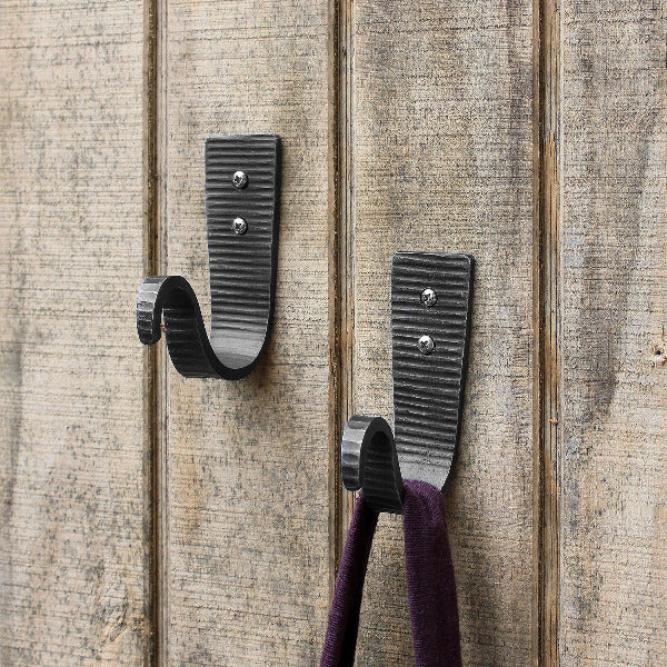 Sturdy Hammered Strap S Hook - Heavy Duty Hanging Hooks for Home, Kitchen, Garage & Outdoor Organization - Perfect for Hanging Plants, Towels, Utensils & More