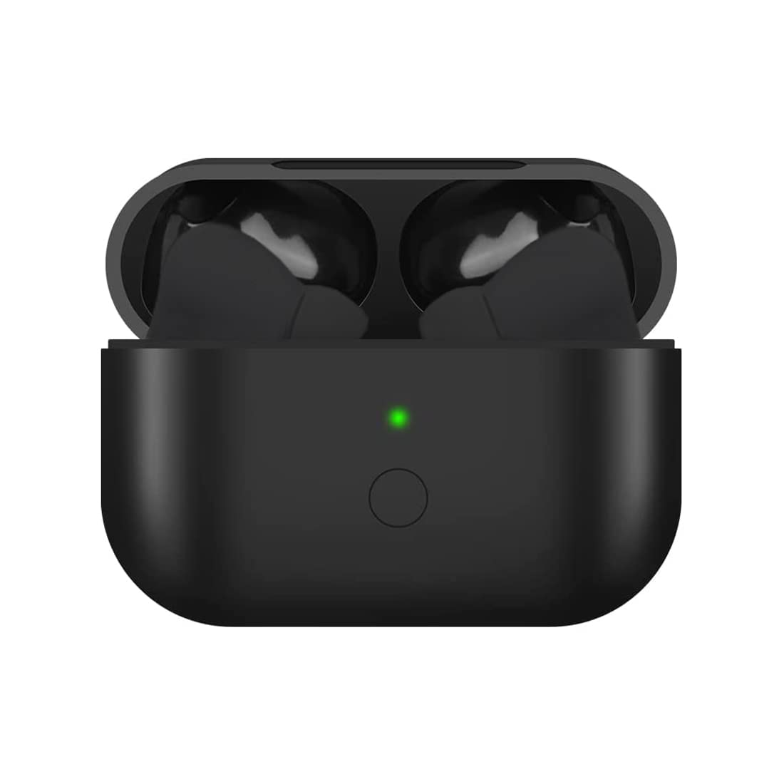 Wireless Charging Case Replacement for AirPods Pro with Bluetooth Pairing Sync - Black | Compatible with Apple AirPods Pro | Perfect for Gym, Travel & Daily Use