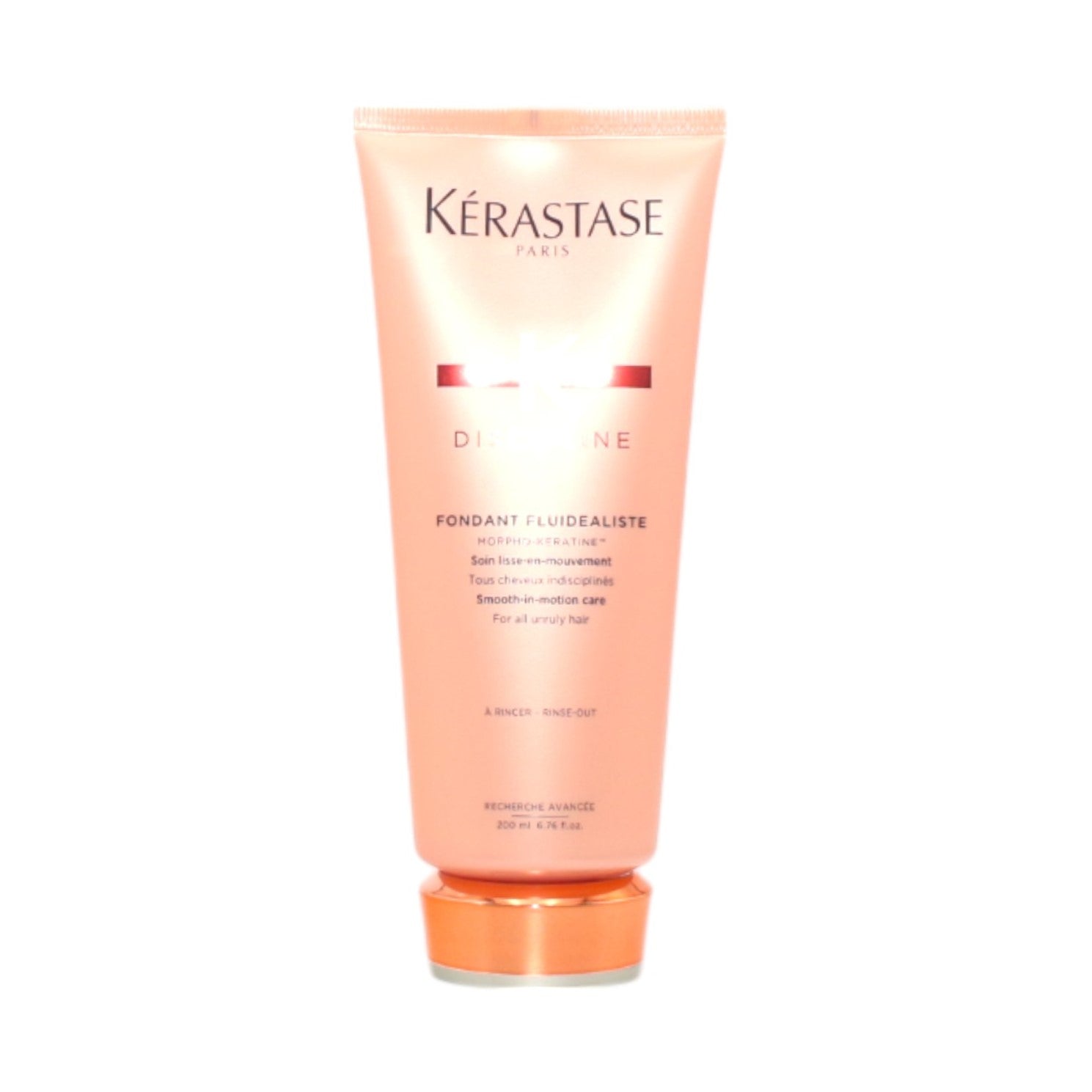 Kerastase Discipline Fondant Fluidealiste Smoothing & Hydrating Hair Mask - 6.76 oz for Frizz Control & Shine - Perfect for Dry, Damaged & Curly Hair Care Routine