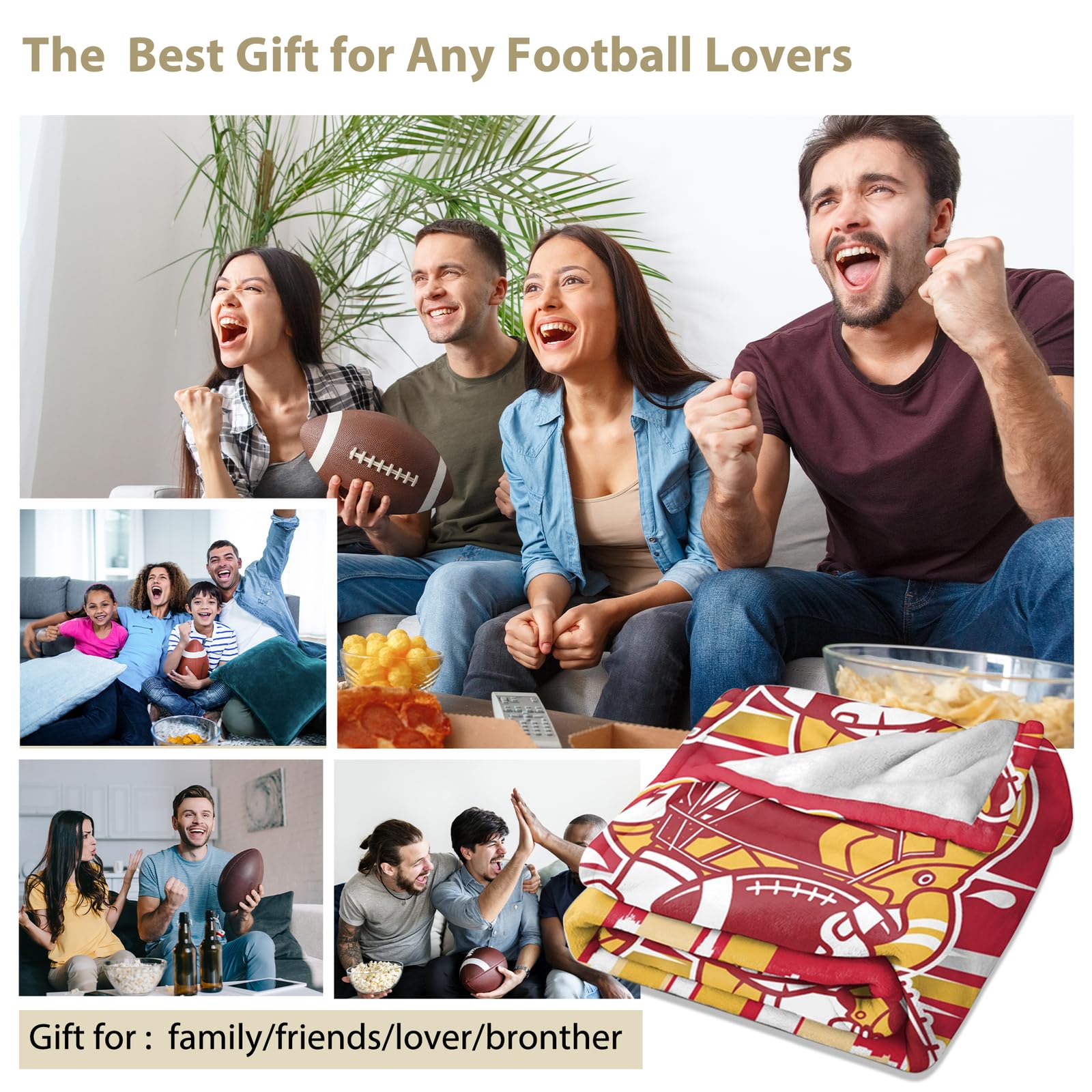 Kansas City Chiefs Flannel Throw Blanket 60