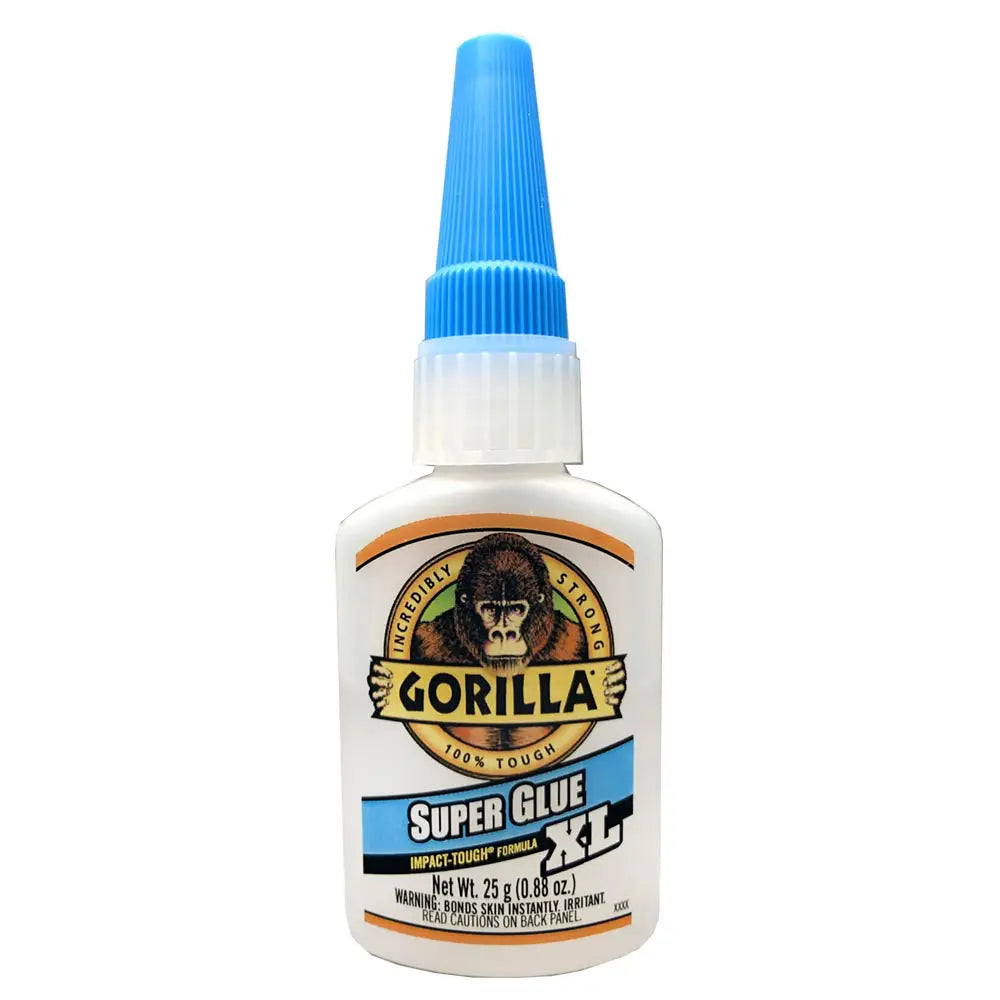 Gorilla Super Glue XL - 25g Heavy Duty Instant Adhesive for Home Repairs, DIY Crafts & Woodworking Projects | Fast Bonding for Plastic, Metal, Ceramic & More