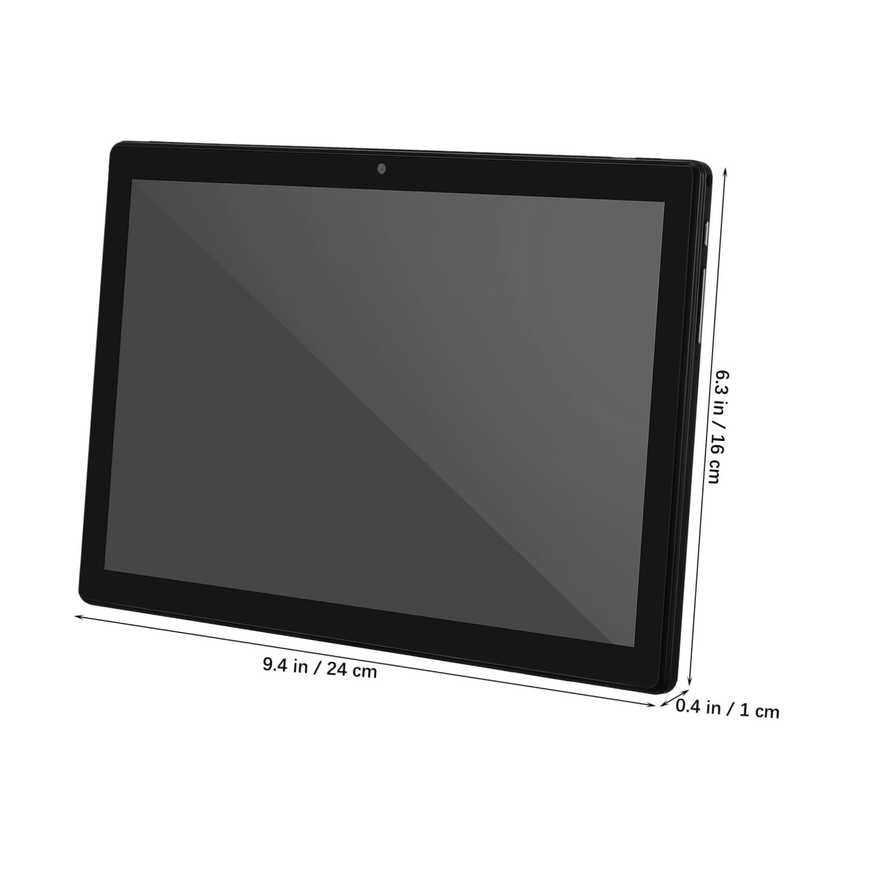 KICHOUSE 10.1 Inch Tablet with Air5 Processor - Portable Android Tablet for Kids with Stylus Pen & Headphones Stand, Black - Perfect for Online Learning, Gaming & Entertainment