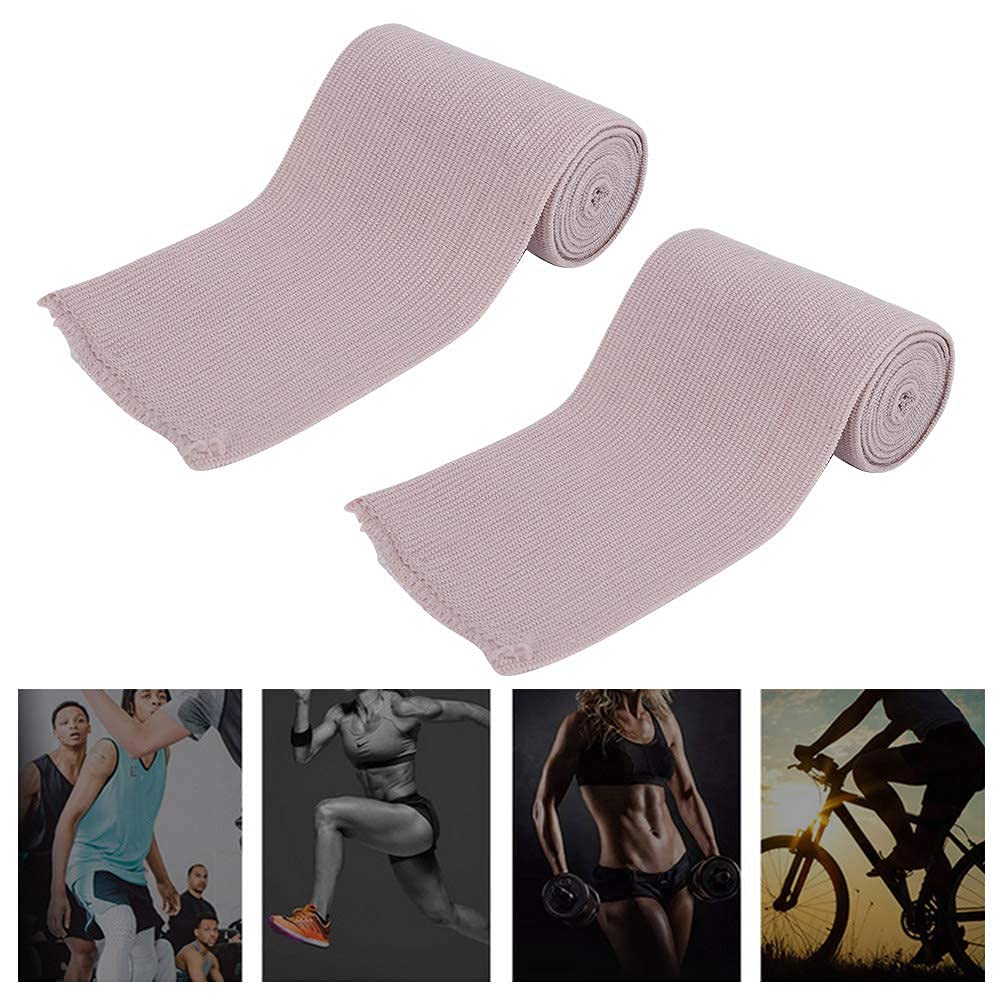 12 PCS Elastic Bandage Wrap - Breathable Compression Bandage for Wound Dressing, Sports Injury & First Aid | Ideal for Ankle Support, Sprains, Post-Surgery Recovery & Emergency Kits