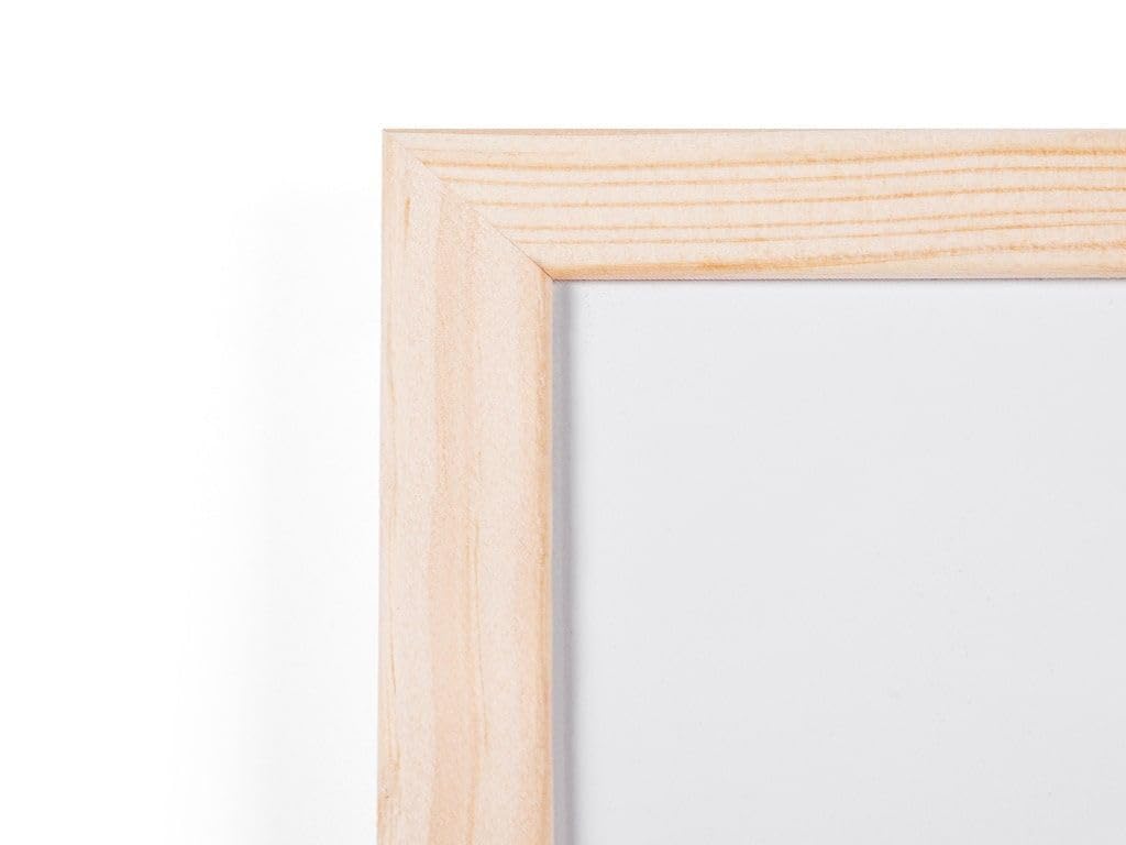 Mastervision Magnetic Dry Erase Whiteboard 36x48 Inches with Pine Wood Frame & Wall Mount Kit - Perfect for Office Meetings, Classroom Teaching & Home Organization