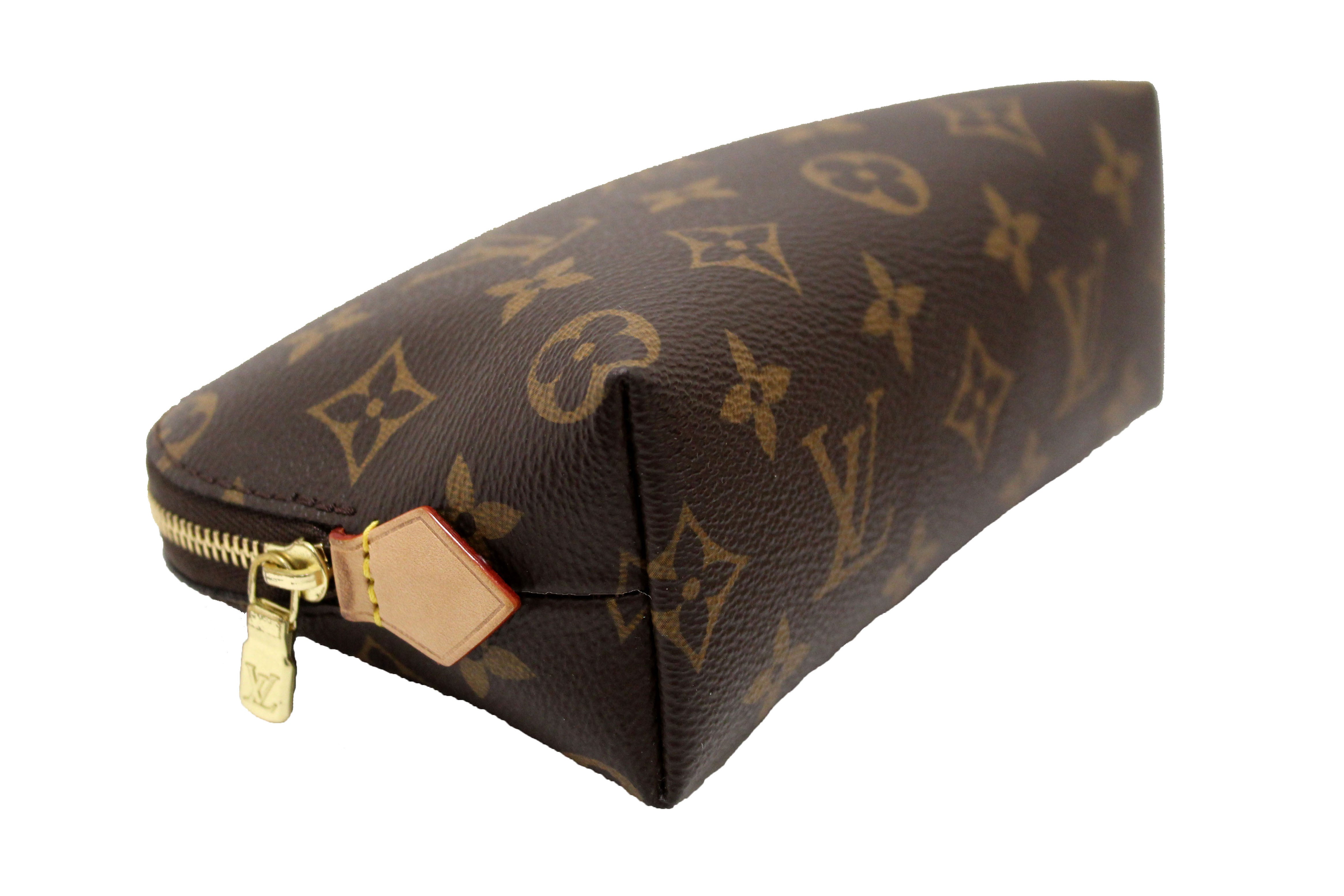 Authentic Louis Vuitton Monogram Canvas Cosmetic Pouch - Travel Makeup Bag for Women, Luxury Vanity Organizer (Perfect for Travel, Everyday Use & Gift)