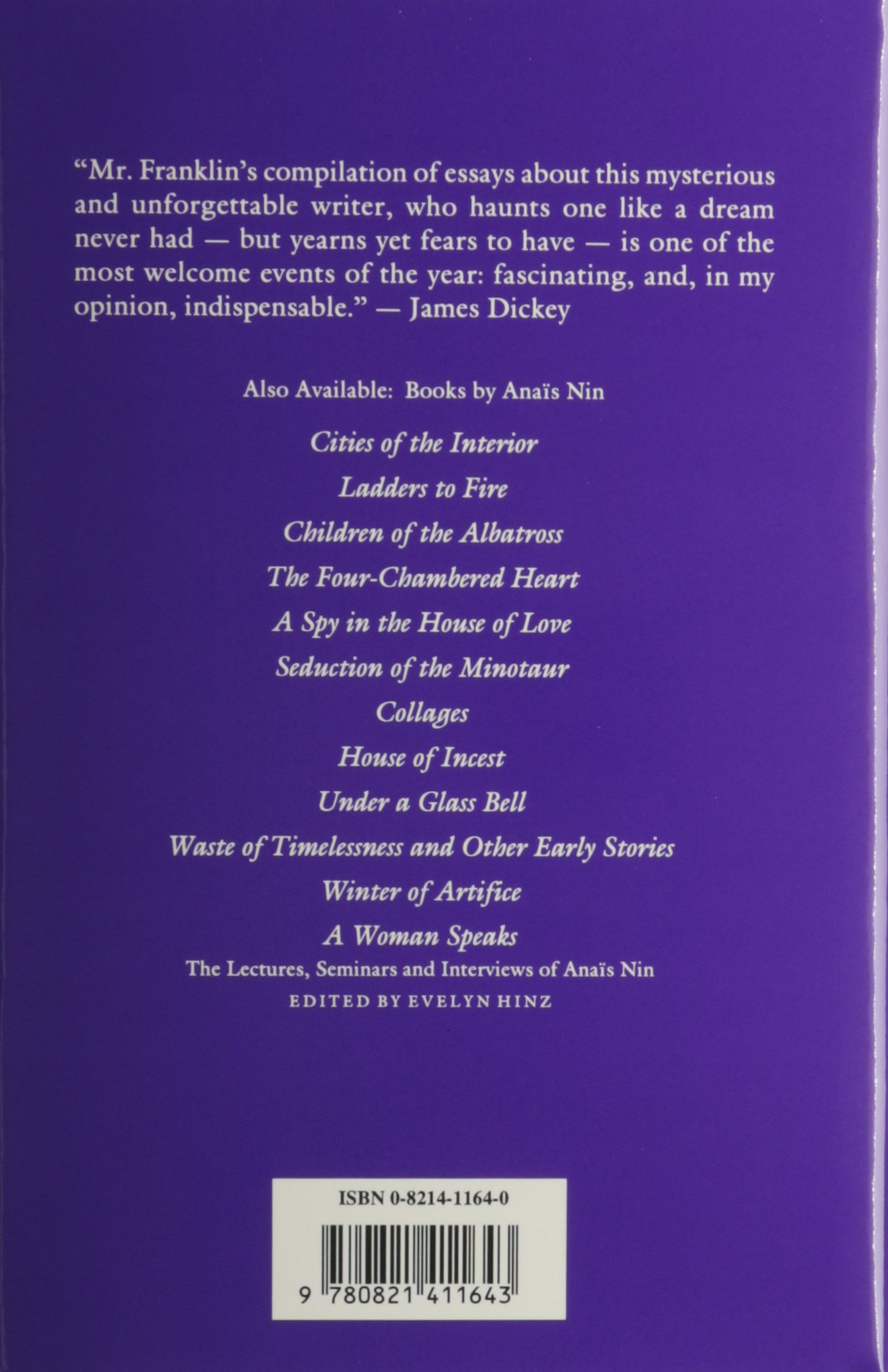Recollections of Anaïs Nin: By Her Contemporaries - Memoir Collection About the Famous Diarist | Perfect for Literature Lovers & Book Club Discussions