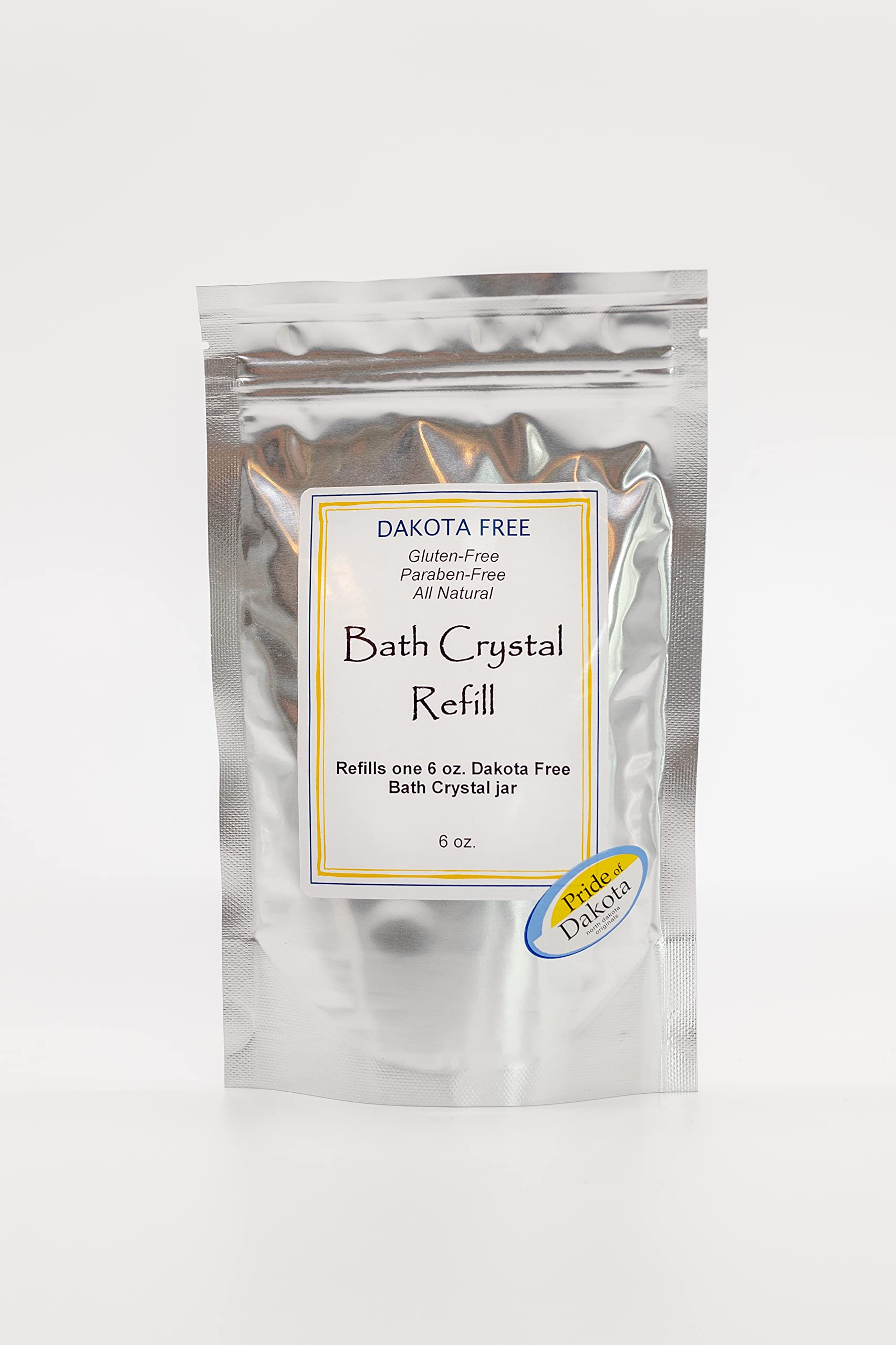6 oz Bath Crystals Refill Pack - Relaxing Spa Salts for Stress Relief & Muscle Soak | Perfect for Home Bath, Gift Sets & Self-Care Routine