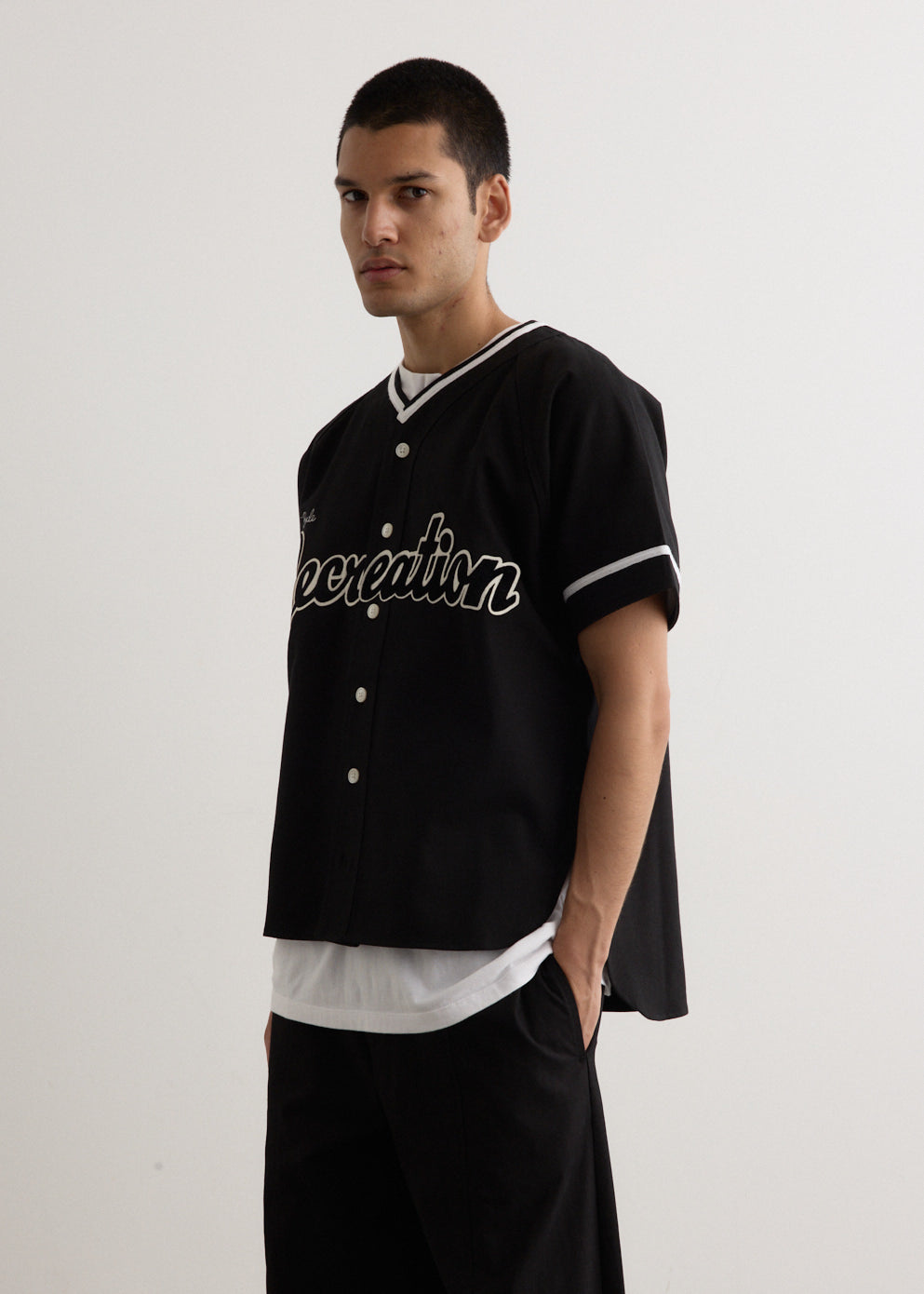 Mrs25Sh040 Black Baseball Shirt for Women - Comfortable & Stylish Baseball Jersey for Casual Wear, Sports & Team Events