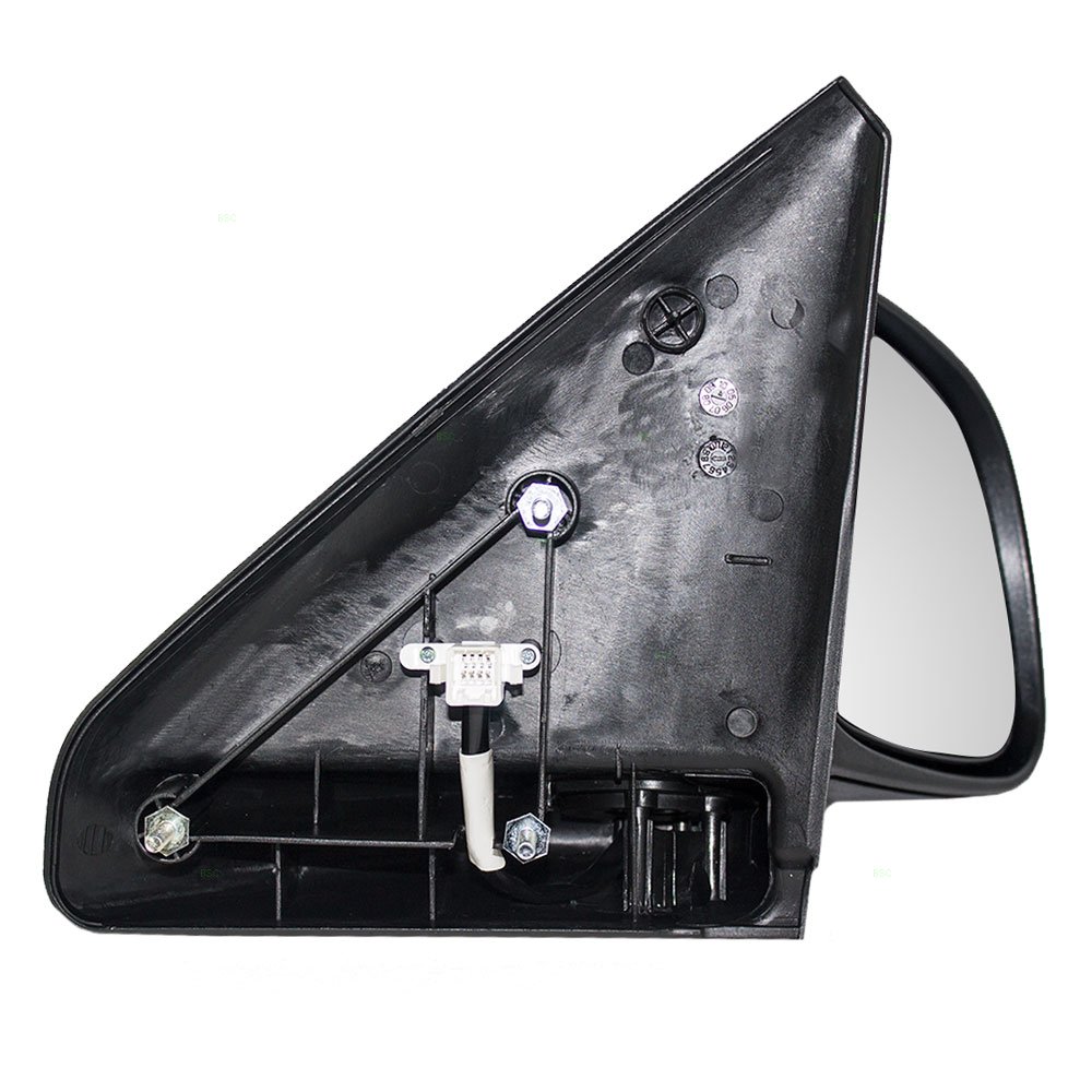 Brock Replacement Passenger Side Power Mirror 6x9 Textured Black with Heat - Compatible with 2002-2008 Dodge Ram 1500 & 2003-2009 2500/3500 (Part# 55077924AD) - Perfect for Truck Upgrades & Off-Road Adventures