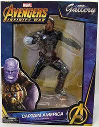 Avengers Infinity War Captain America PVC Action Figure - Collectible Marvel Superhero Statue for Display & Home Decor