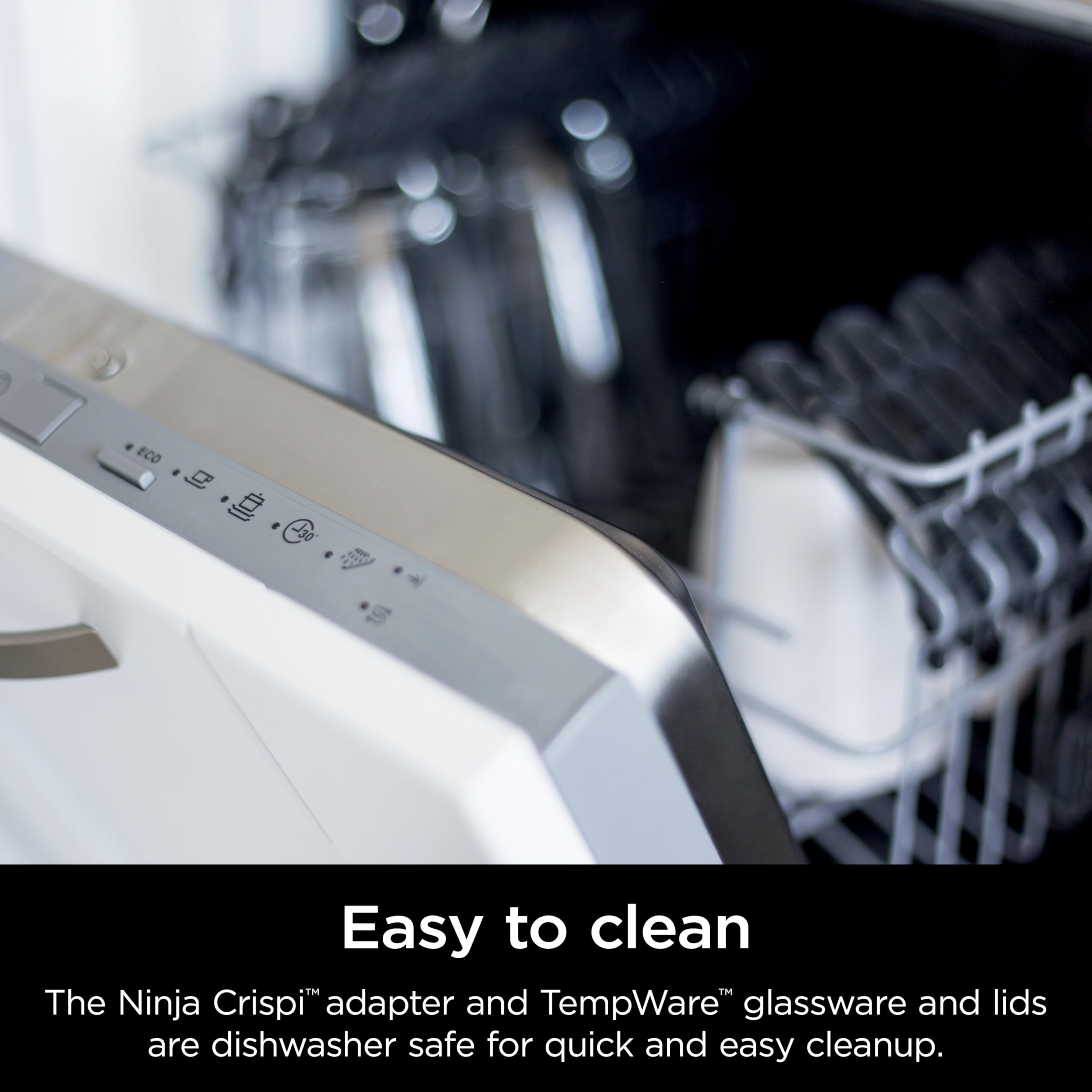 Ninja Crispi 4-in-1 Portable Glass Air Fryer Cooking System - 4QT & 6 Cup Glass Containers with Storage Lids - Easy Meals, Microwave, Freezer & Dishwasher Safe - Air Fry, Bake, Roast & Reheat - Perfect for Small Kitchens, Dorms, RVs & Quick Healthy Meals