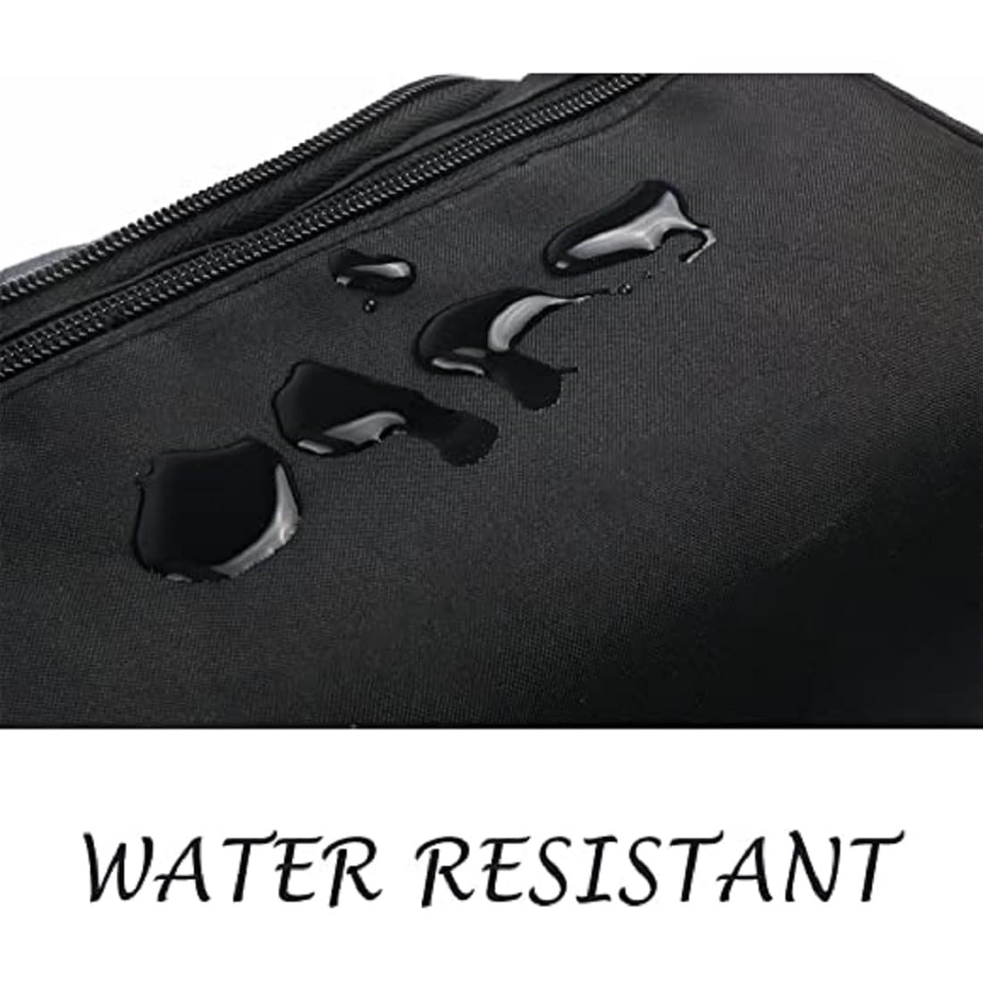 HIWAGA Large Makeup Bag for Women - Waterproof Cosmetic Travel Organizer with Brush Holder, Reusable Toiletry Case for Bathroom & Airplane Essentials | Perfect for Girls' Travel, Gym & Daily Use