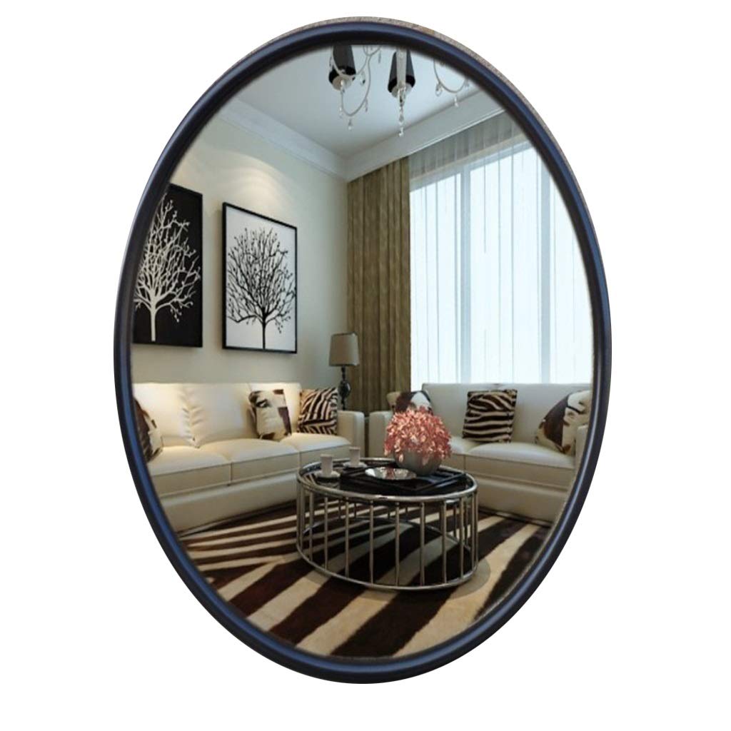 Premium Black Metal Framed Wall Mount Vanity Mirror - 30