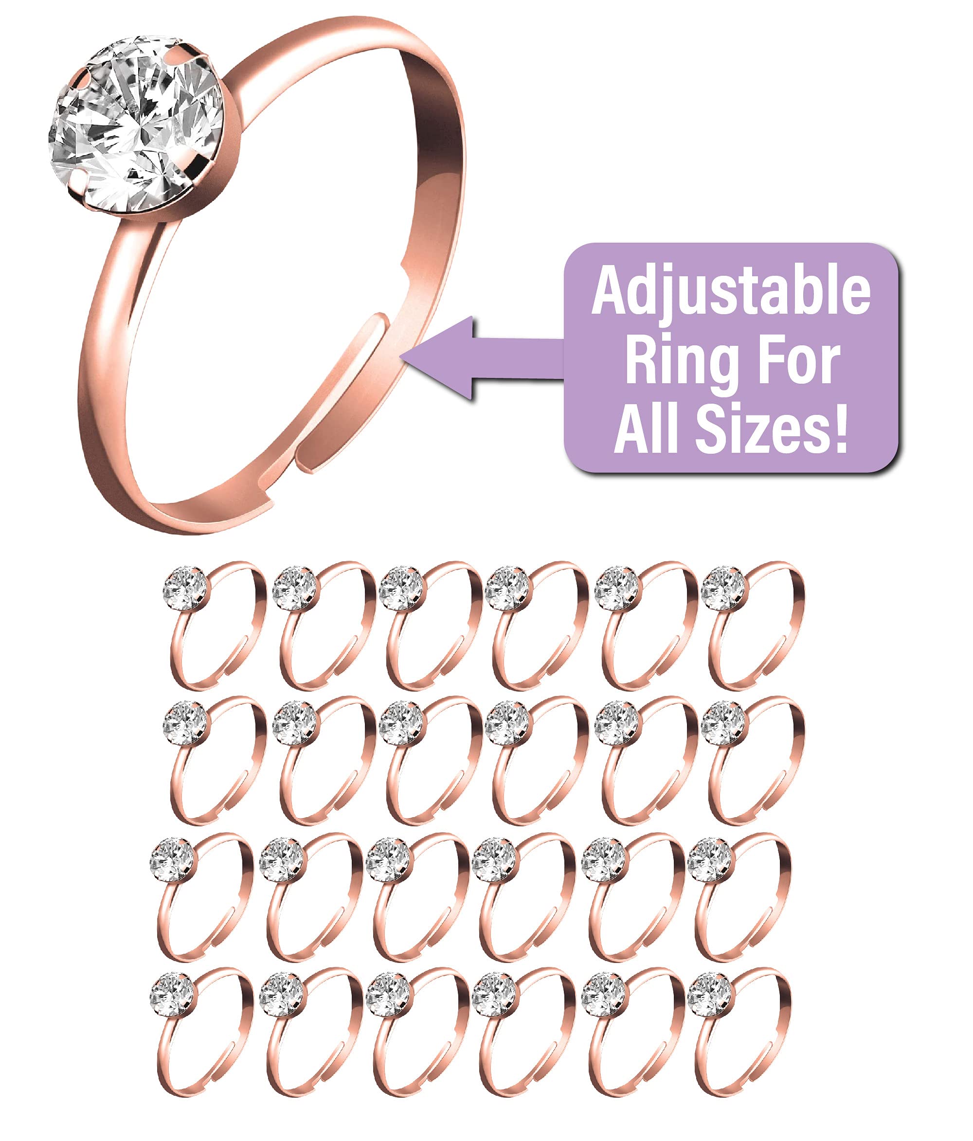 Put a Ring on It Bridal Shower Game with Fake Rings - Fun Wedding Party Activity for Bridal Showers and Bachelorette Parties