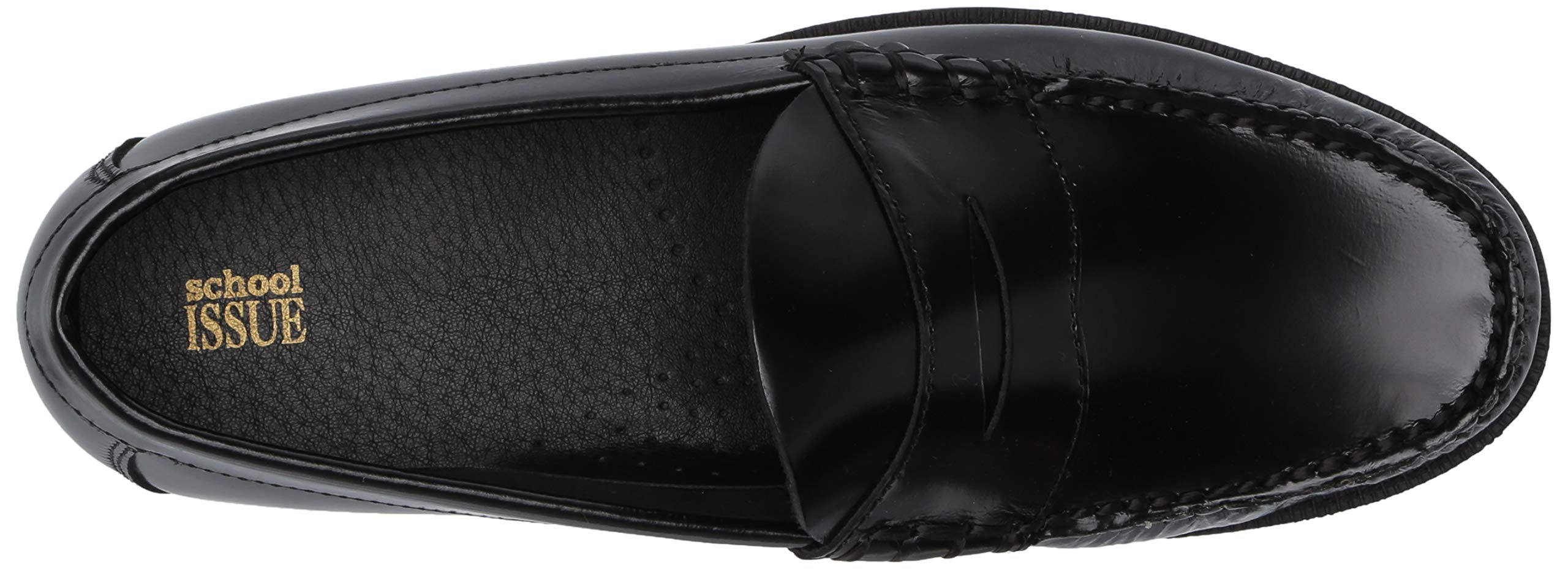 Men's Classic Black Penny Loafers Size 9 - Comfortable & Stylish School & Office Shoes for Professional & Casual Wear