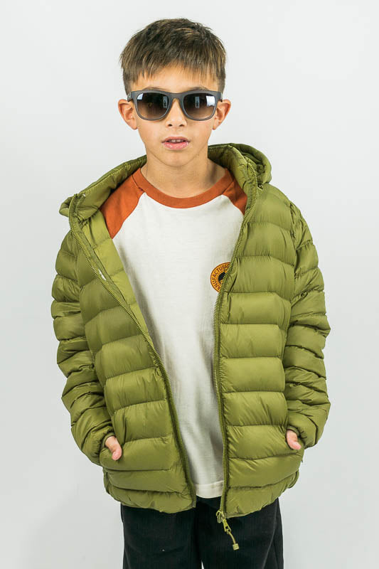 Rip Curl Kids Puffer Jacket - Waterproof Winter Coat for Boys & Girls - Lightweight Insulated Melting Imp Design - Perfect for Snow Play & Outdoor Adventures