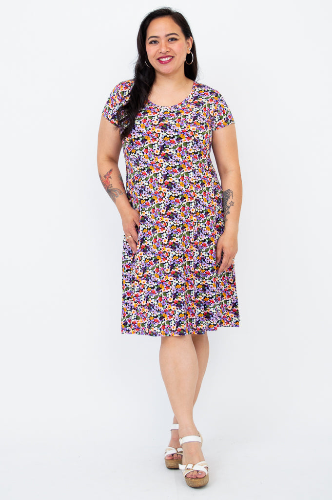 Callie Dress - Soft Bamboo Fabric Flowy Midi Dress for Women | Perfect for Summer Outfits, Beach Vacations & Casual Daywear