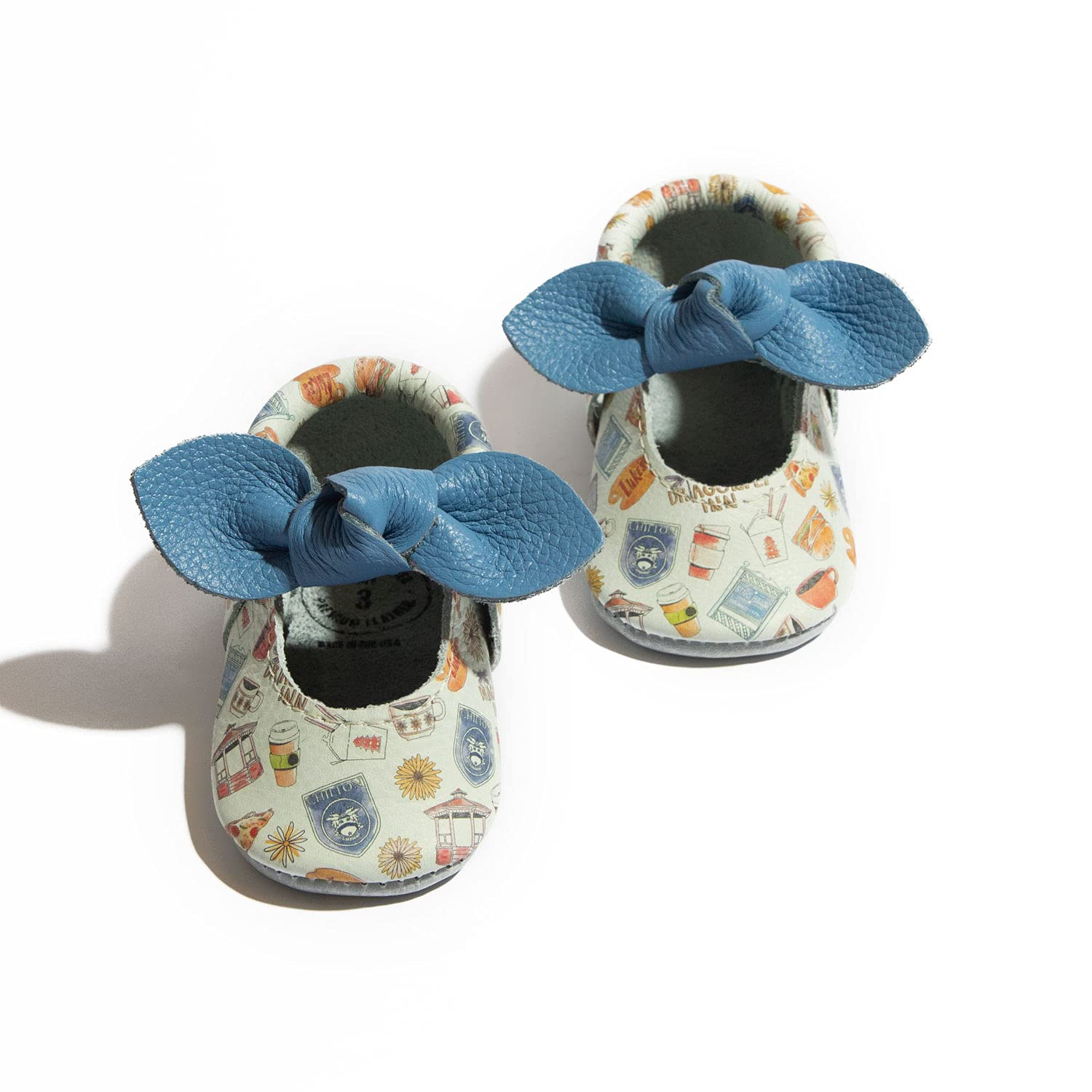 Soft Sole Knotted Bow Moccasins for Baby Girls & Boys - Handmade Leather First Walkers - Perfect for Indoor Play, Photo Shoots & Special Occasions
